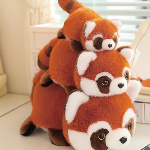 Reversible red panda - red, plush