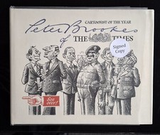 Peter Brookes flat signed hardback. 