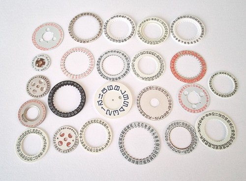 Assorted watch parts date - assorted,