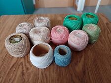 Twilleys & Coats Cotton Crochet Yarn, Mixed Colours