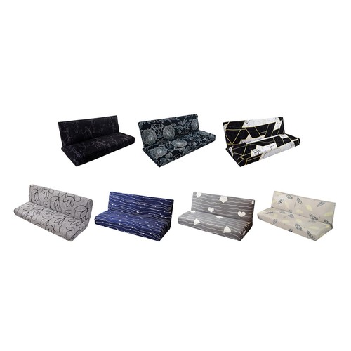 Armless sofa bed cover - sofa,
