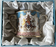 Boxed Royal Collection Queen Elizabeth II 2002 Golden Jubilee Loving Cup.