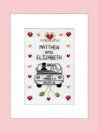 Wedding cross stitch - , card