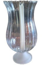 FOOTED CLEAR Glass HURRICANE
