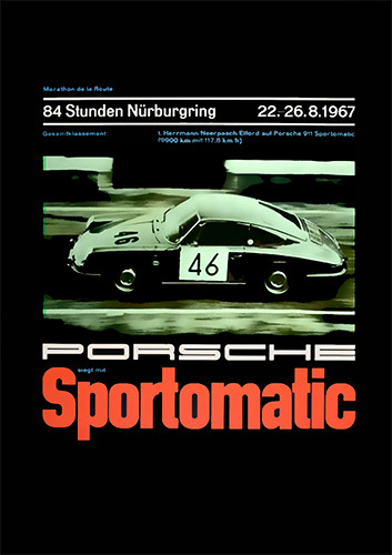 Porsche 911 sportomatic 1967 - sportomatic,