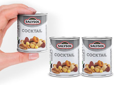 Salysol Snacks Nuts Cocktail Nuts 3 X 50G Cans - Delicious Pure Natural Nuts for