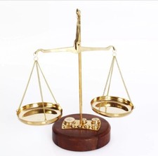Brass Weighing Scales Compact