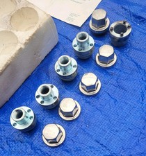 Range Rover Classic Chrome Alloy Wheel Locking Nut Set Defender, Discovery 1