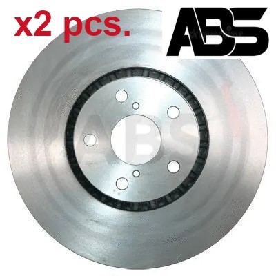 Pcs front brake disc set - front,