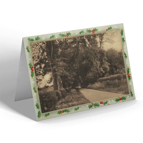 Xmas notelet vintage suffolk - notelet,