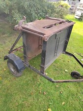 vintage cast iron saw bench