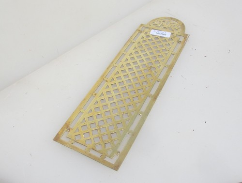 Victorian brass pierced finger - pierced,