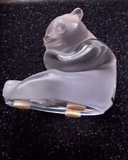 Lalique  Paris  Panda Sitting Excellent Condition