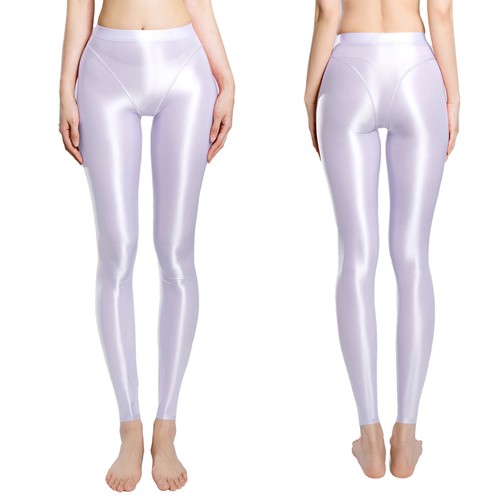 Women glossy skinny pants - skinny,