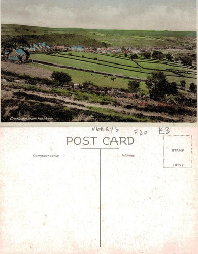 Vintage postcard castleton - vintage,