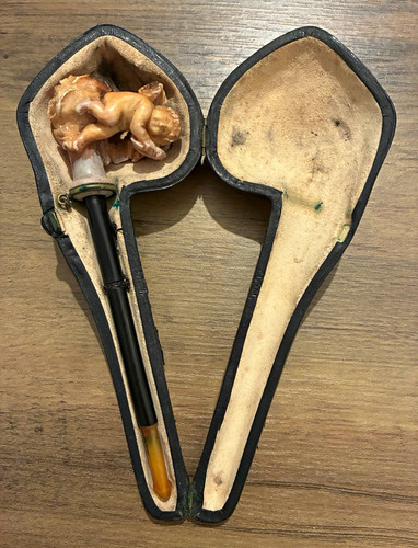 Antique meerschaum cheroot - antique,