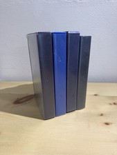 4x Blue VHS Cases Empty Video