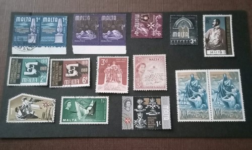 Malta stamps qe11 - 16, vf