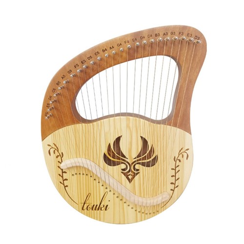 Lyre harp wooden - lyre,