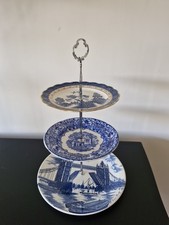 3 Tier Vintage Cakestand With Chrome Stand