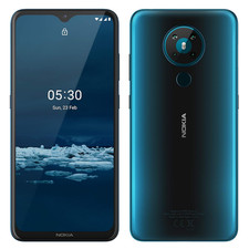 Nokia 5.3 (TA-1234) Smartphone (Unlocked) 64GB/4GB 4G LTE Android DUAL SIM Cyan