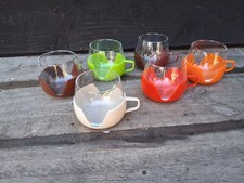 6 x Vintage Pyrex Drink Ups
