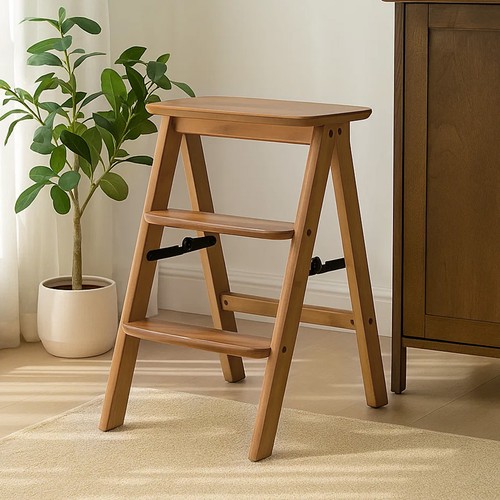 Tier natural bamboo folding - natural,