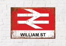 Personalised Railway sign, Railway Station, workshop, garage, mancave, den.