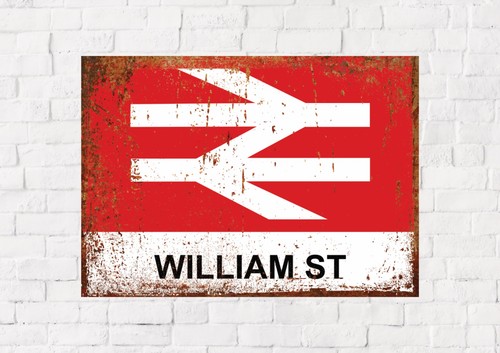 Personalised railway sign - personalised,