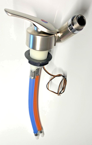 Reich twist shower tap - twist, satin