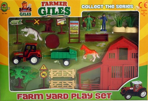 Farm set plastic - farm,