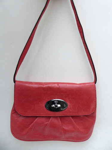 Rare mulberry coral leather - rare,