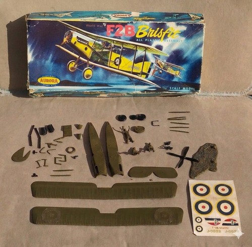 Vintage aurora model aircraft - vintage,