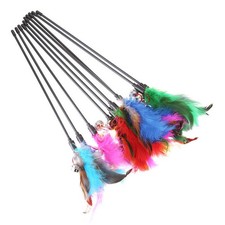 Kitten cat feather toy bell - cat,