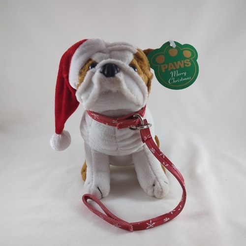 Bulldog christmas plush soft - christmas,