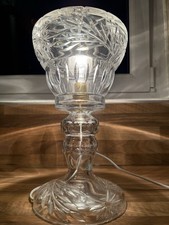 Vintage Cut Crystal Table Lamp