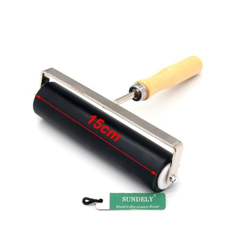 Heavy duty hard rubber roller - heavy,