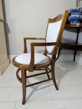 Marquetry Oval Seated Armchair