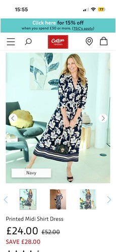 Ladies dress navy - dress, &