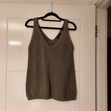 F&F Sage Green Knitted Vest