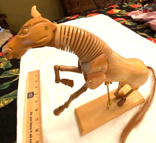 Beautiful wood bucking equine - bucking,