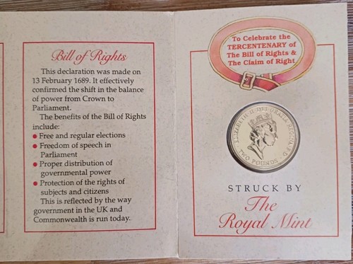 Royal mint 1989 commemorative - mint,
