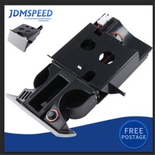 For VW T5 Transporter Ashtray Cup Coin Holder Dual Drink Grey RHD 7H285860130T