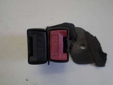 RENAULT CLIO SEAT BELT STALK - REAR TWIN RED AND BLACK BUTTONS 2001-2005