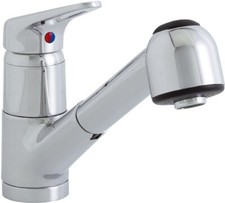 Astracast TP0259 Finesse Single Lever Single Flow Tap with Pull-out Spray ,Chrom