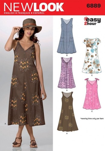 New look sewing pattern 6889 - look,