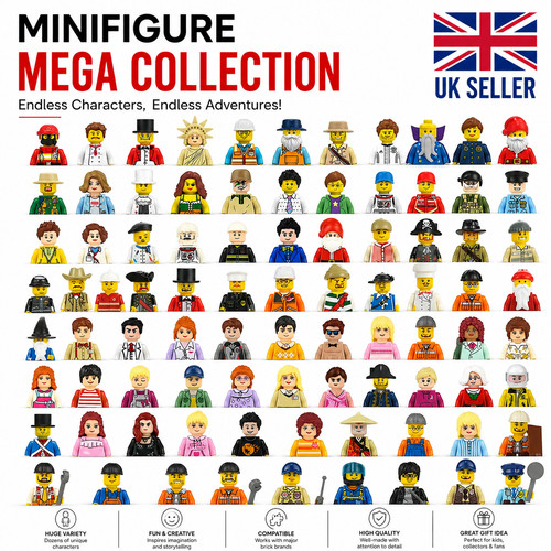 40x minifigures bundle - 40x, lot