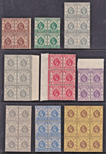 Hong kong kgv blocks to - hong,