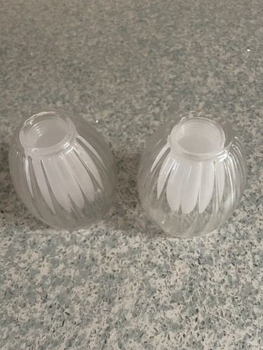 Vintage glass pendant light - glass,