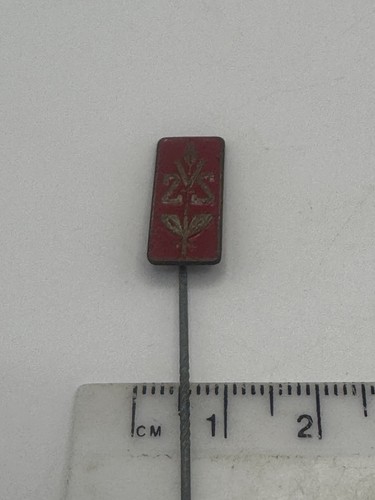 Vintage red enamel stick - red,